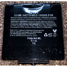NYX Baked Shadow Eyeshadows Makeup 5 Different Shades to Choose - Ghetto Gold