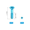 PATIKIL 1" Skateboard Hardware Bolt, 8 Set Carbon Steel Truck