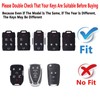 Yuebutor Key Fob Cover Case Compatible with Chevy Silverado 1500