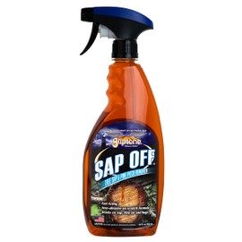 Gliptone Sap Off, Fast-Acting Sap, Pine Tar & Bug Remover Spray, 22 Fl Oz, Non-Abrasive Formula Safe for Paint, Glass & Plastic, Removes Dried-On Sap, Tar, and Bug Residue Quickly