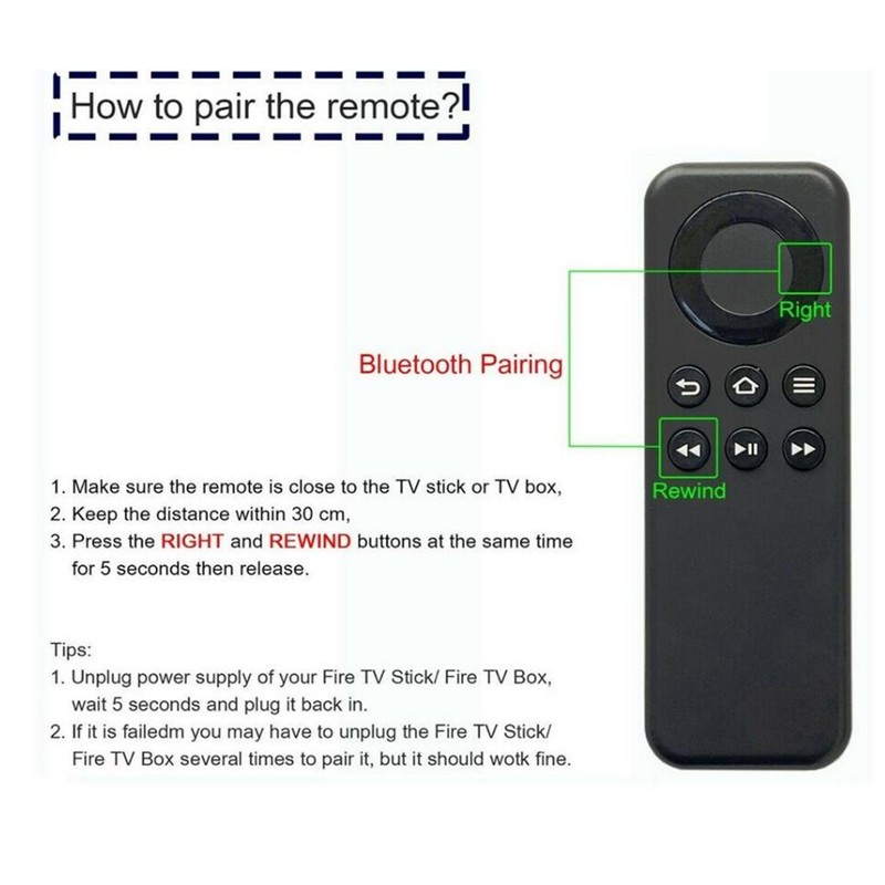 TV Remote Universal Bluetooth Wireless Smart Remote Control Replacement for