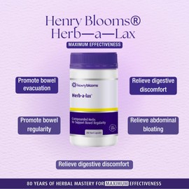 Henry Blooms Herb-A-Lax 200 Capsules