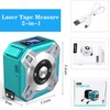 Laser Tape Measure 2-in-1, Laser Measure 131 Ft, Digital Tape