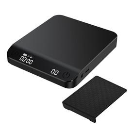 BOLUX-JS Coffee Scale, Multifunction Electronic Espresso Scale, Weigh Digital Drip Cone Scale with Timer, 0.1g Precise Graduation, 2000 Grams Mini Digital Food Kitchen Scale for Baking, Cooking