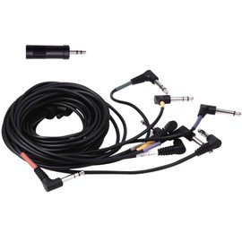 Cable Harness Snake Loom Replacement and Mono 1/4'' to 3.5 mm adapter Compatible with Alesis Nitro Mesh Electronic Drum Set Module Surge Command Forge Turbo Crimson DM7X RCA Connector Type Hi-Hat