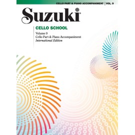 Suzuki Cello School, Volume 9: Cello Part (includes Piano Accompaniment)