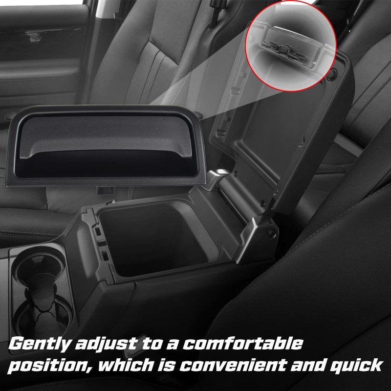 BJYXSHOP Black Center Console Armrest Latch Handle Replacement for 2014