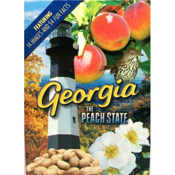 Georgia the Peach State Playing Cards