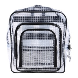 MGBISYI 15.7inch Anti-Static Clear PVC Tool Backpack for Computer Repair, Static-Safe Storage for Electronics, Transparent Work Bag with Durable Design for Engineers & Technicians