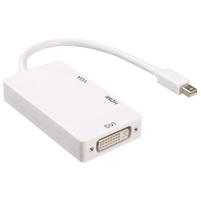 3 in 1 Mini DP to HDMI, DVI, VGA 4K