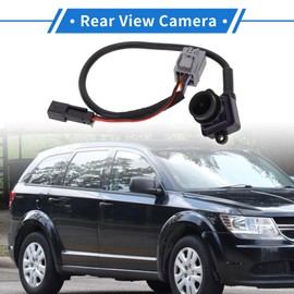 X AUTOHAUX 1 Pcs Rear View Camera for Dodge Journey 2011-2020 License Plate Park Assist Camera Backup Reverse Camera