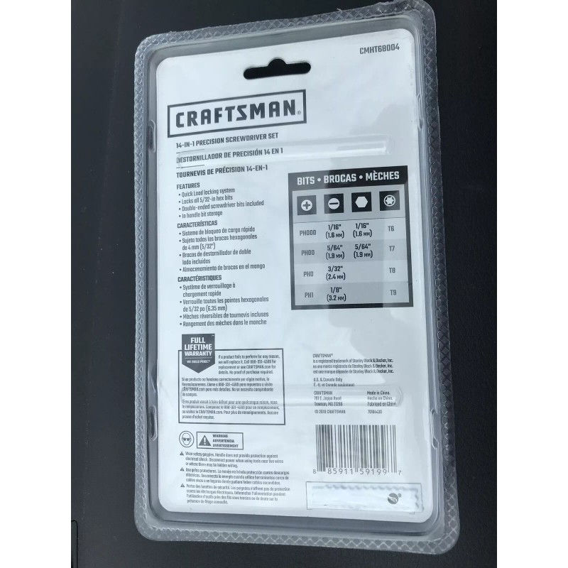 Craftsman CRAFTMAN 14-IN-1 PRECISION SCREWDRIVER SET