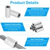 PATIKIL M4 x 0.7-Pitch 304 Stainless Steel Hex Coupling Nuts,