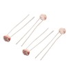 uxcell 4Pcs 5549 Photoresistor LDR CDS 5mm Light-Dependent Resistor Sensor