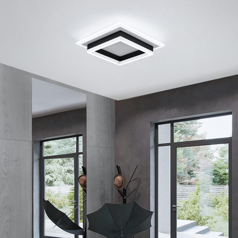 32W Modern LED Ceiling Light, Small Flush Mount Light Fixture,