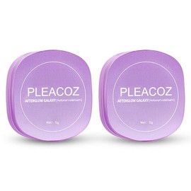 PLEACOZ Solid Perfume Balm – Natural Soft Fragrance for Women, Travel-Friendly & Portable, Perfect Gift for Her - Scent: AFTERGLOW GALAXY*2