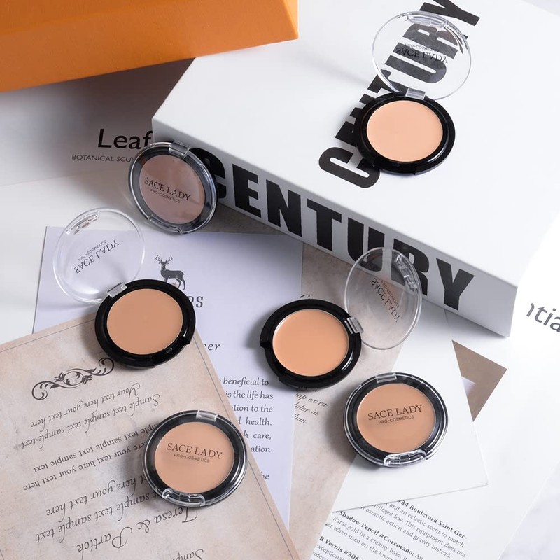 3 Pack Full Coverage Concealer Cream Makeup, Waterproof Matte Smooth