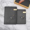 Wonderpool Leather A6 Diary Notebook Ring Binder with Pen -