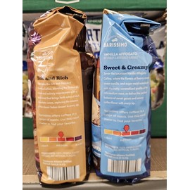 Barissimo The Coffee Experts Tiramisu & Vanilla Affogato Medium Ground Coffee 12oz 340g (Two Bags)