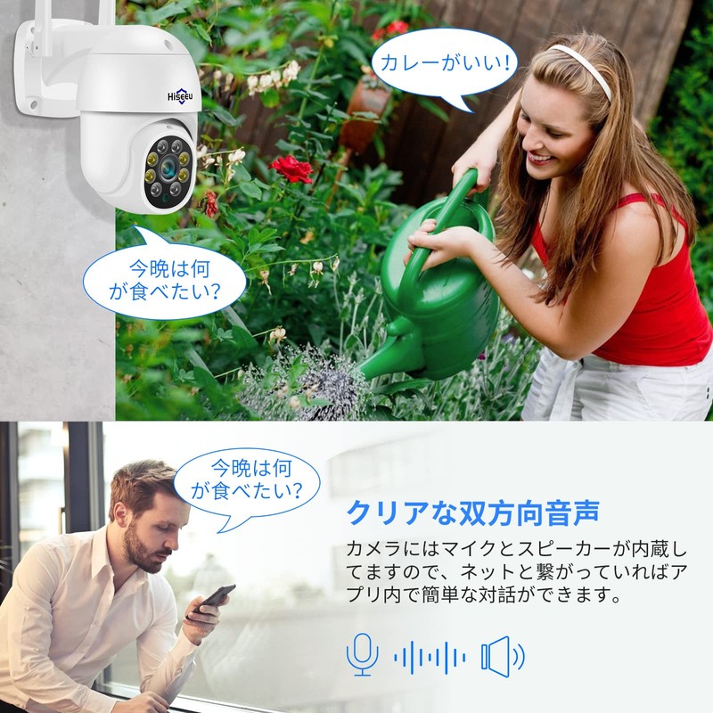 (Equipped with Automatic Tracking Function) Security Camera, 5x Zoom, Pan,