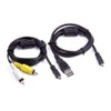 USB PC Data SYNC + AV A/V TV Video Cable