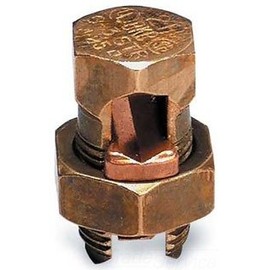Split-Bolt Connector, 1/0 Str to 4 Sol