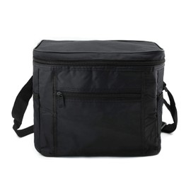 PRECORN Mini Picnic Bag for Cooling Drinks Cool Bag Black Cool Box Beach Bag Lunch Box