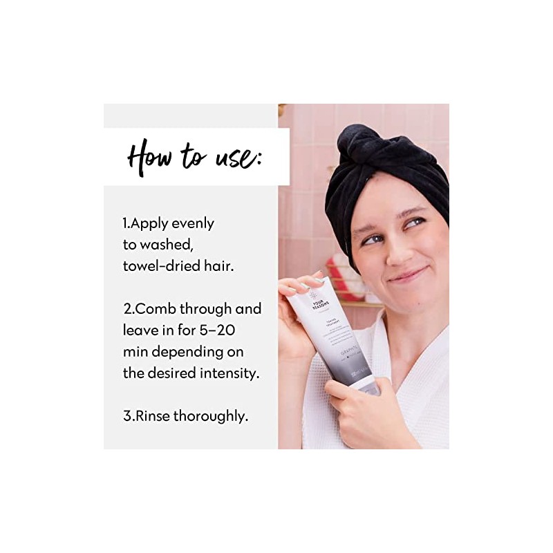 KC Professional Graphite Color Mask Reconstructive Treatment - Toning Conditioner