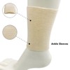 2pcs Soft Elastic Ankle Gel Sleeves Ankle Compression Sleeve Protector