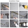 Stainless Steel Sink Wall Mount Commercial Hand Washing Station Prep