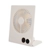 Ultra Thin Table Fan Desktop Flat Battery Operated Standing Hanging
