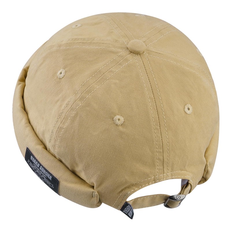 Clakllie Lightweight Brimless Hat Daily Beanie Docker Cap Plain Sailor