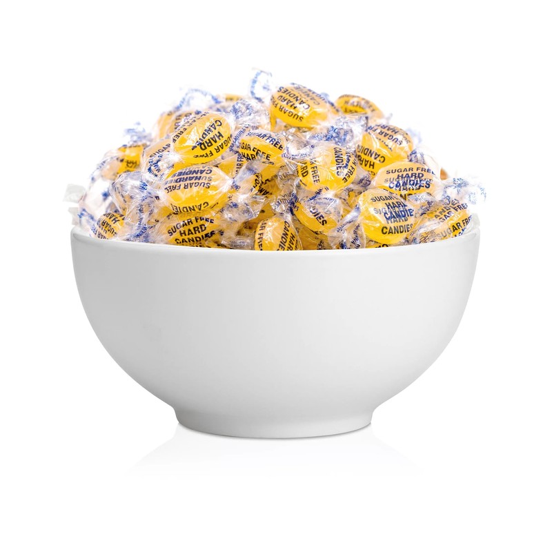 Sugar-Free Lemon Hard Candy - 1 Pound Pack (About 80