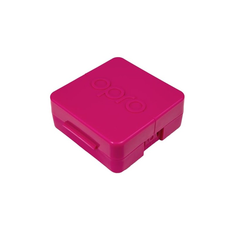 Opro Estuche para Protector Bucal Dental Caja Anti Microbial Rosa