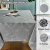 HomeJoy Rectangle Table Cloth, Waterproof Wrinkle Resistant Washable Jacquard Polyester