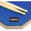 LOLUNUT Dumb Drum Practice Pad,2-sided Silent Practice Pad Soft Rubber