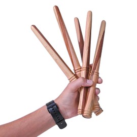 11" Nostepinne Multiwood Center Pull Crochet Accessory for Tangle-Free Yarn Storage Organizer for Knitting & Crocheting - Ergonomic Grip Handle Yarn Holder for Crochet, Weaving & Yarn Storage