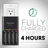 Panasonic K-KJ55KHC4BA Advanced 4 Hour Quick Battery Charger with 4AA