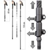 Speeron Anti-shock Hiking Poles: 2 Pairs Telescopic Hiking Poles Carbon