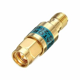 BECEN 2 Watt 30db Fixed Attenuator - SMA Male to Female DC to 6Ghz 50Ohm