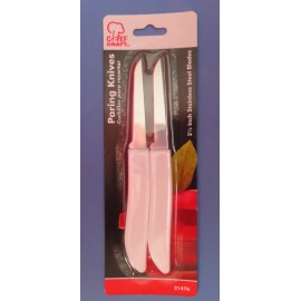 Chef Craft Pairing Knives 2.5" SS Blades  # 21476  Pack of 2  NEW