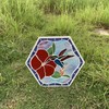 Bieye MSS003 Tiffany Style Stained Glass Mosaic Decorative Stepping Stone