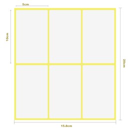 KEWUZY Pack of 180 50 x 100 mm Self-Adhesive Labels for Labelling, Universal Stickers, Household Labels, Deep Freezer Labels, Address Labels for Bottles, File Folders, Glass Boxes, School, Office, Kitchen
