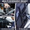 20-Sets 1/4-20 x 1/2" Hex Flange Bolts and Nuts Black,