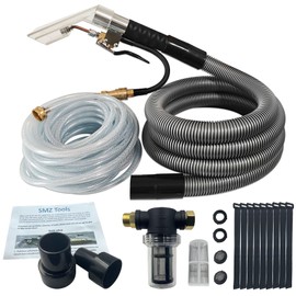 Shop Vac Extractor Kit(50 FT Water line) Extractor Vacuum Hose Kit with Wand and Hose for Upholstery, Carpet Cleaning & Auto Detailing Shop Vacuum with10 FT Vacuum Hose & Adapter