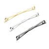 3PCS Shirt Collar Clips Necktie Tie Clips Clip-on Collar Bars