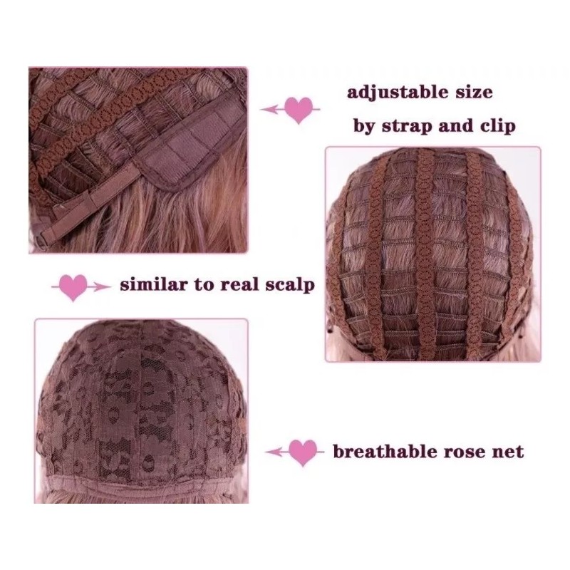 Lymalimoon Peluca Dorado Amarillo Y Naranja Zenitsu Anime Cosplay