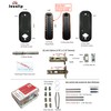 JOUNJIP Single Sided Keyless Entry Door Lock - 100% Mechanical