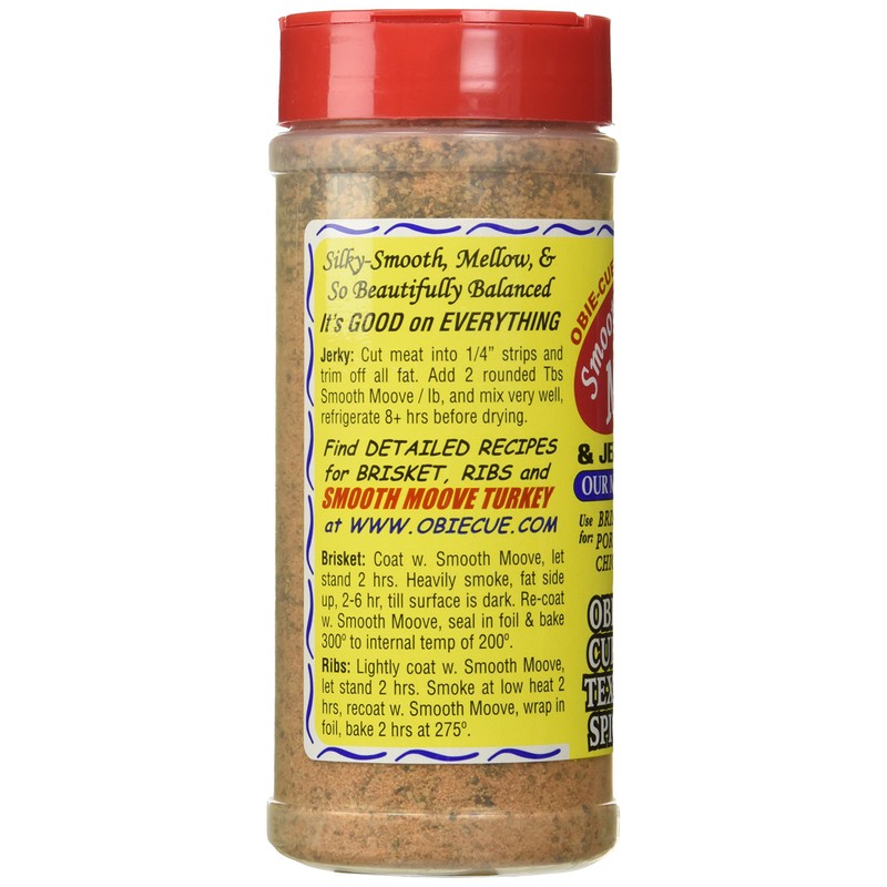 Obie-Cue's Smooth Moove BBQ Rub and Jerky Mix (14.3 oz)