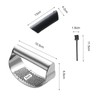 Garlic Press Chopper, Kitchen Peeler and Ginger Chopper, with a